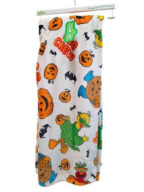 Sesame Street Big Bird, Cookie Monster Halloween Plush Throw Blanket